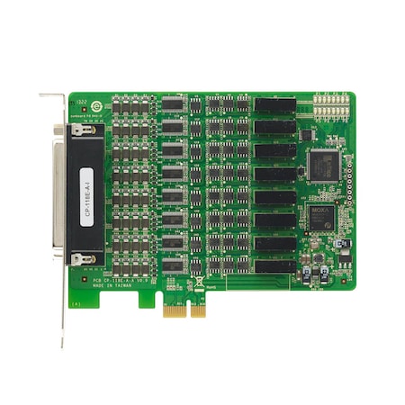 Moxa 8Port Pcie Board, W/O Cable, Rs-232/422/485, W/ Surge CP-118E-A-I w/o cable